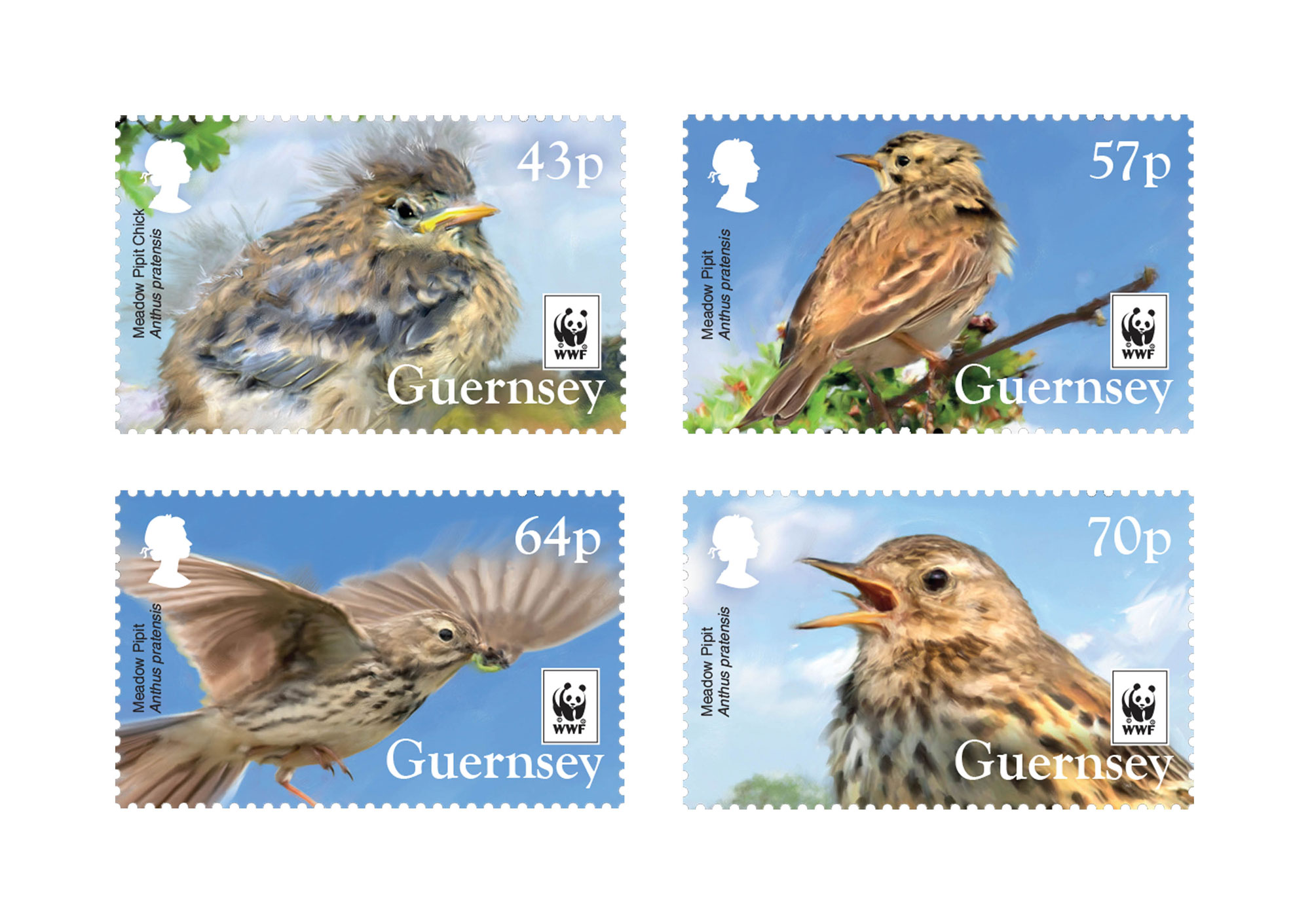 Set of 4 Stamps